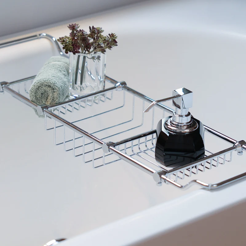 Ausziehbare Badewannenablage DW 25