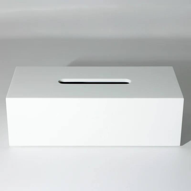 Kosmetiktuchbox Corian® weiß-matt