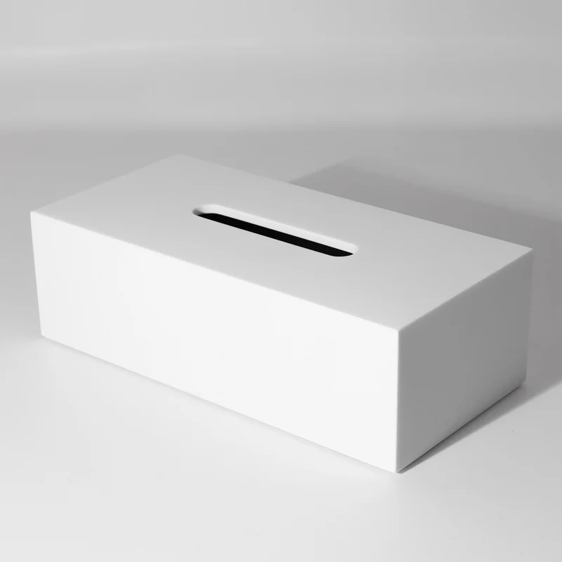 Kosmetiktuchbox Corian® weiß-matt