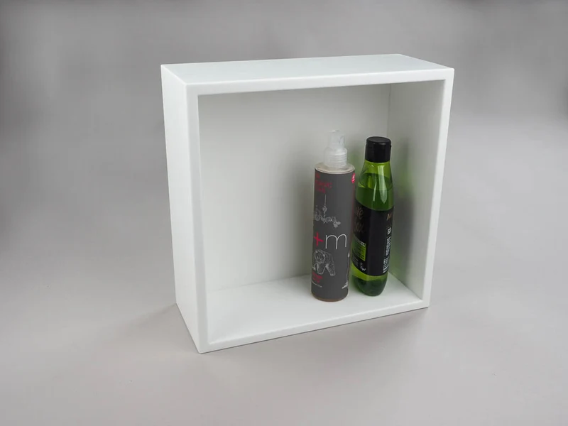 Wandnische Corian® 30 x 30 cm weiß-matt