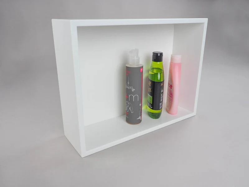 Duschfach Corian® 40 x 30 cm weiß-matt