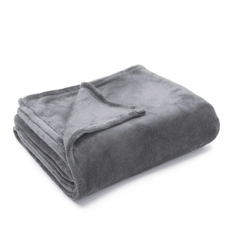 Dame luksuriøs og koselig mikrofiber-teppe Luvikno