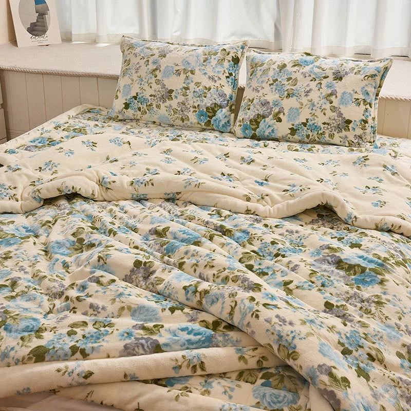 Dame Floral Komfort sengetøy sett Luvikno