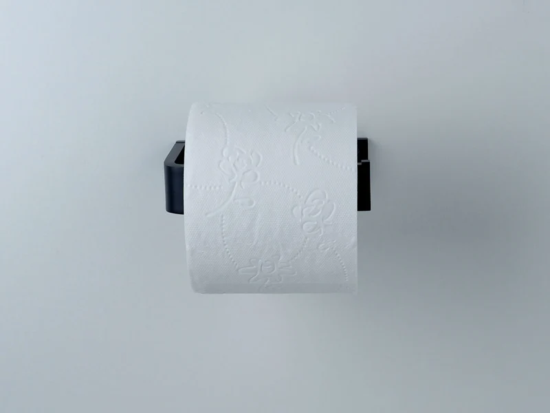 Toilettenpapierhalter DEEP - Schwarz matt