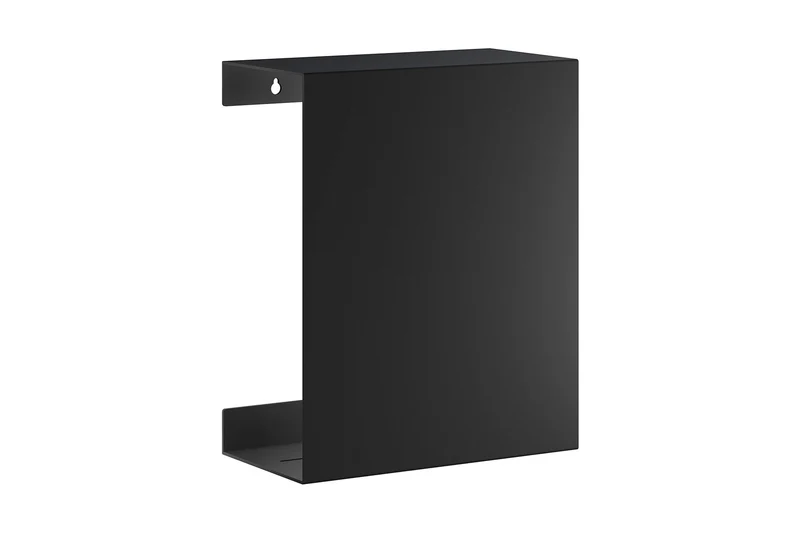 Smedbo Sideline Duschregal Hide – Schwarz Aluminium mit verdeckter Befestigung, Art.Nr. DB5020