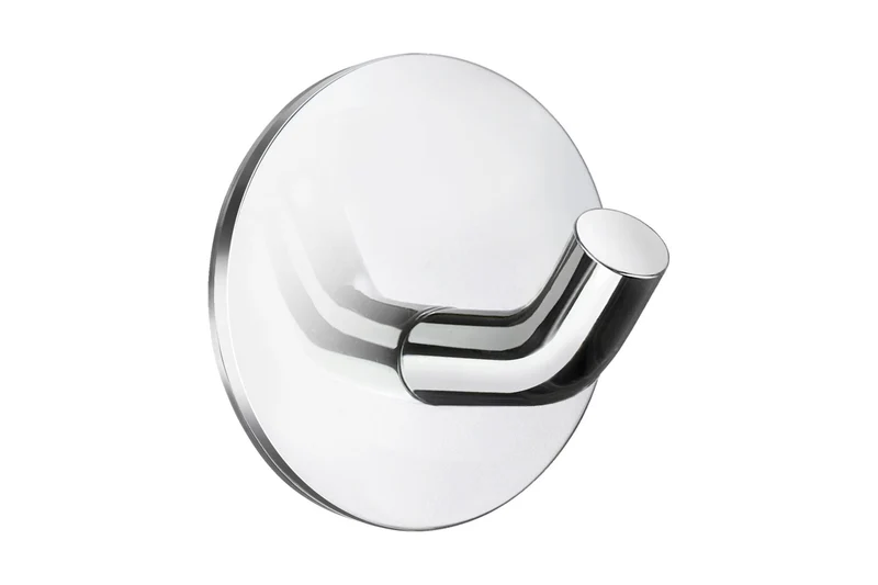 Smedbo Sideline Selbstklebehaken – Ø 48 mm, Edelstahl verchromt, ohne Bohren, Art.Nr. DK2113
