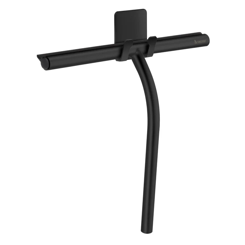 Smedbo Sideline Duschabzieher 240 mm mit selbstklebendem Halter – 2 Oberflächen, Art.Nr. DK2140