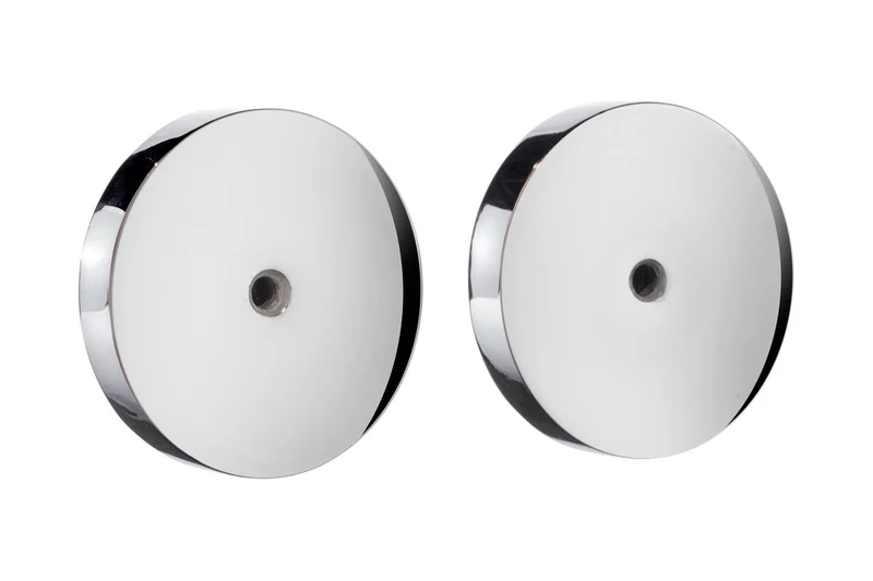 Smedbo XTRA Adapter zum Kleben (2er-Set) – Chrom oder Schwarz matt