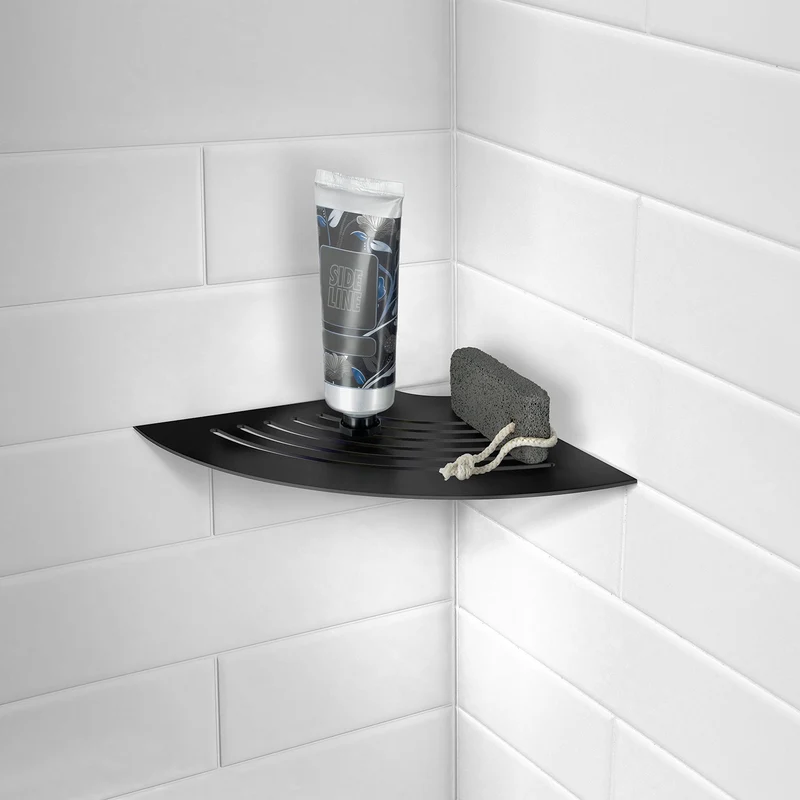 Smedbo Sideline Eckregal zum Einfliesen Design 200 x 200 mm – 2 Designs, 2 Oberflächen