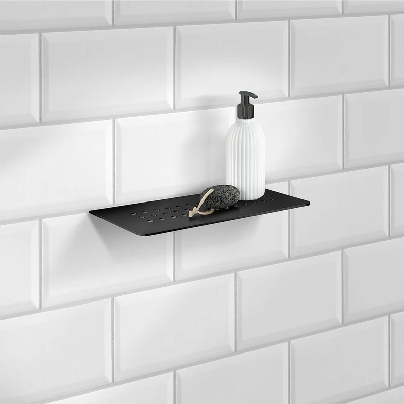 Smedbo Sideline Regal zum Einfliesen 100 x 250 mm – 2 Designs, 2 Oberflächen