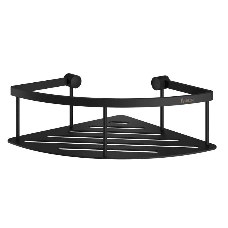 Smedbo Sideline Design Eckseifenkorb 200 x 200 mm – 2 Oberflächen, Art.Nr. DK3031
