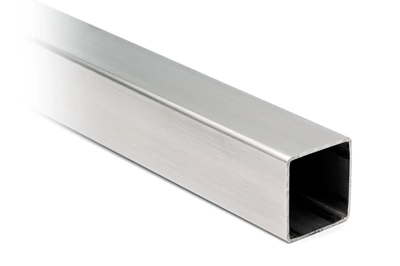 Stabistangen-Set – Vierkant 20x20 mm V2A, Glas-Decke vertikal, Art.Nr. 6415