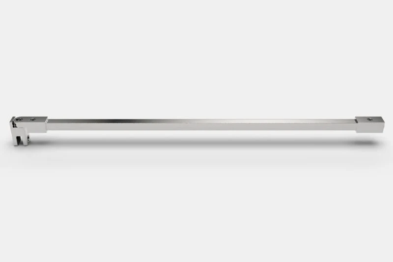 Stabistange – eckig Glas-Wand, kürzbar für Walk-in-Duschen, Art.Nr. 8793ZN