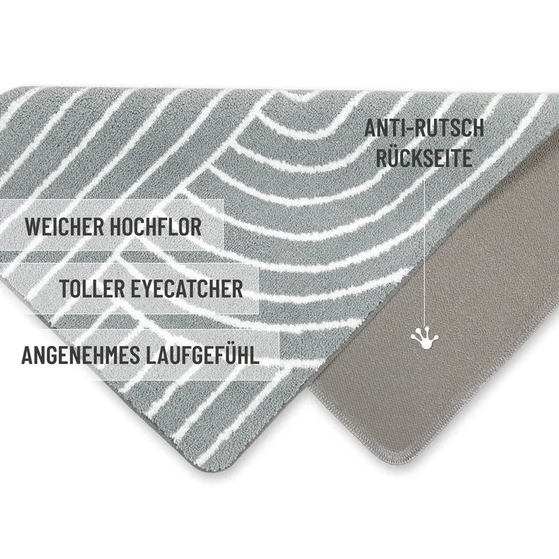 Badteppich Grau "Hilda" WECONhome Basics