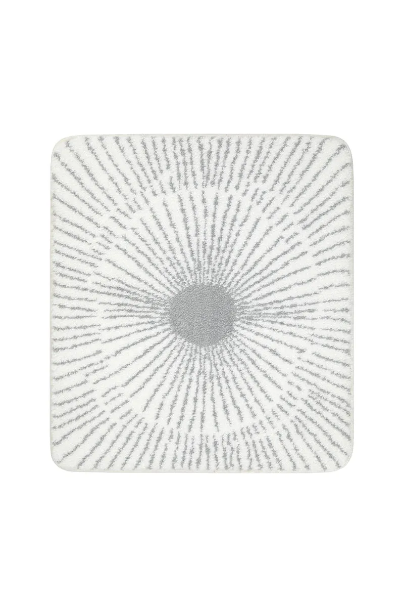 Badteppich Weiß Grau "Jasbeer" WECONhome Basics