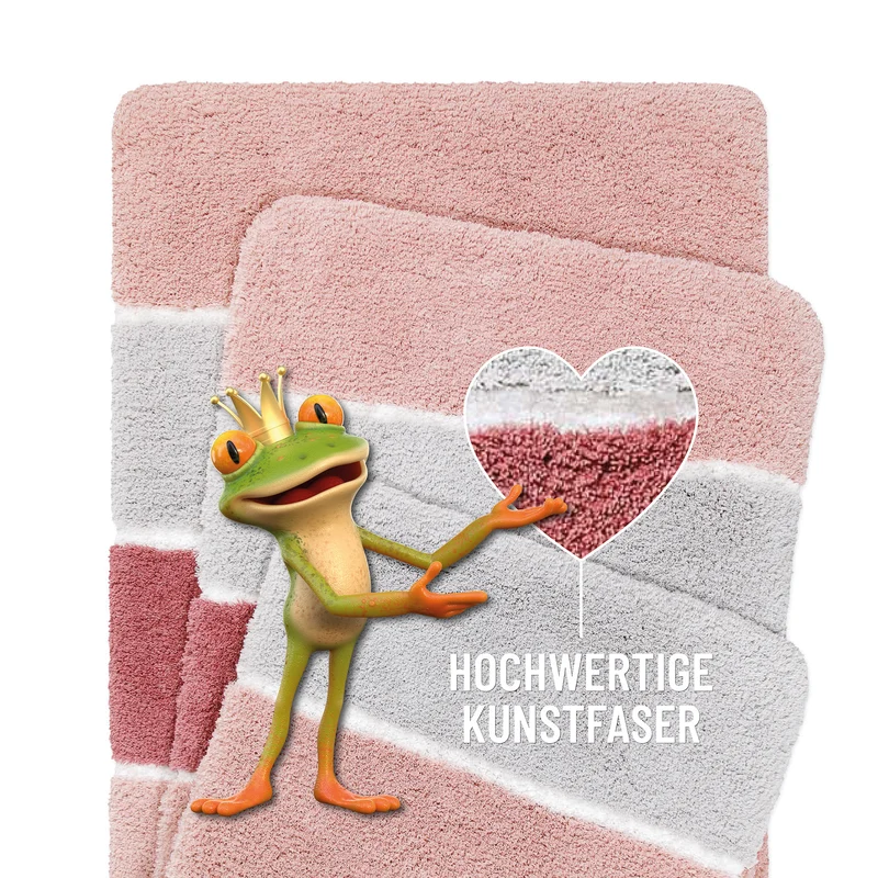 Badteppich Puder Rosa "Rio Marina" Homie Living