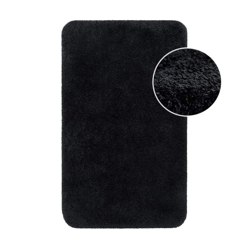Badteppich Anthrazit Schwarz "Porto Azzurro" Homie Living
