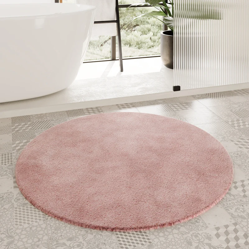 Badteppich Puder Rosa "Porto Azzurro" Homie Living