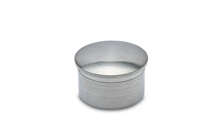 Endkappe – V2A Edelstahl gewölbt Ø 19 mm, zum Einkleben, Art.Nr. 729