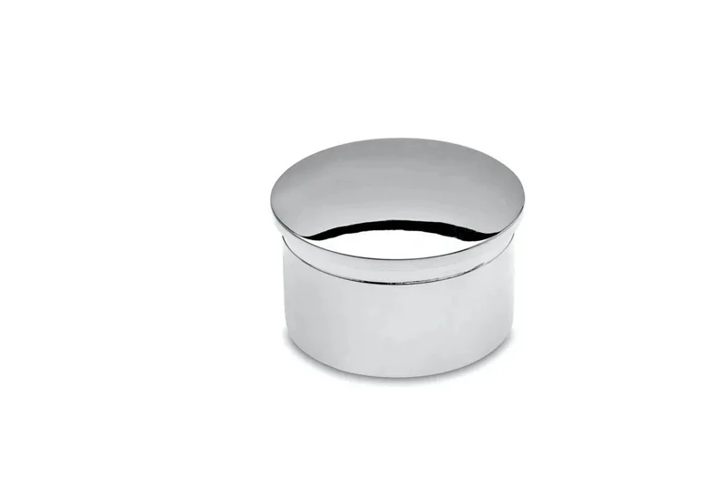 Endkappe – V2A Edelstahl gewölbt Ø 19 mm, zum Einkleben, Art.Nr. 729