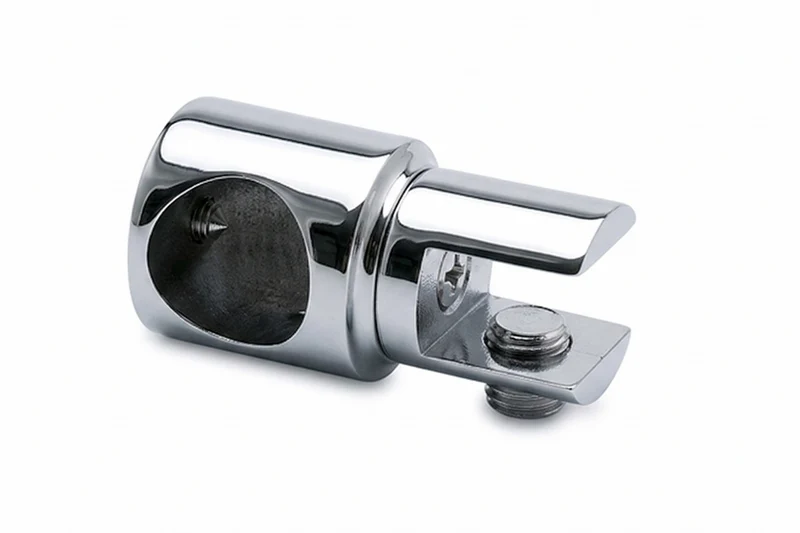 Glashalter – Ø 19 mm geschlossen, drehbar 45°/90°, ohne Glasbohrung, Art.Nr. 836
