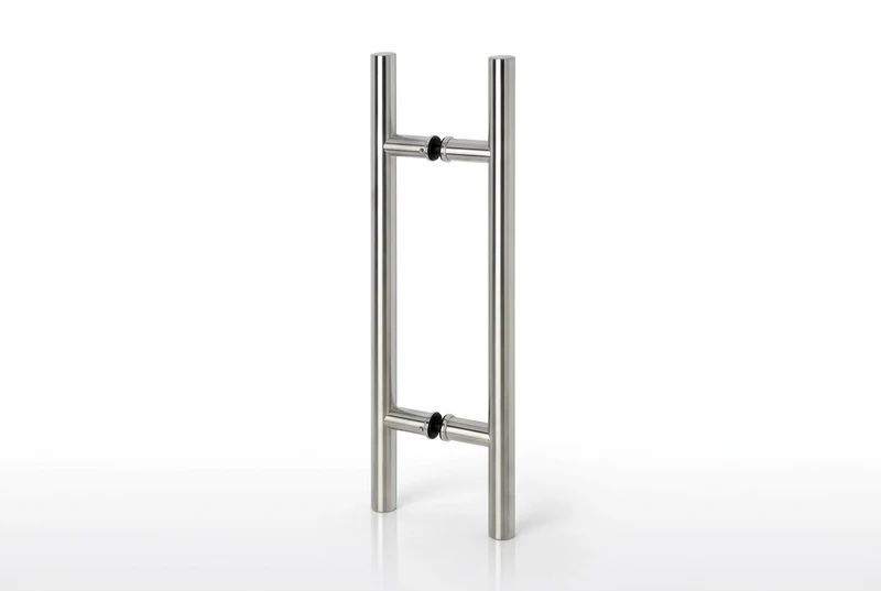Griffstange – Ø 19 mm V2A beidseitig, 8–40 mm Glas, 200 mm Lochabstand, Art.Nr. 53