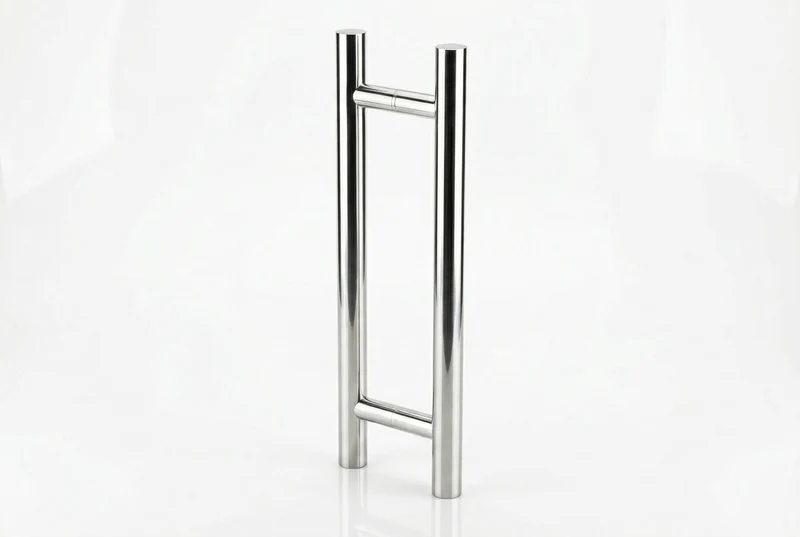 Griffstange – Ø 19 mm V2A Edelstahl, 300 mm Länge, 8–10 mm Glas, Art.Nr. EULP