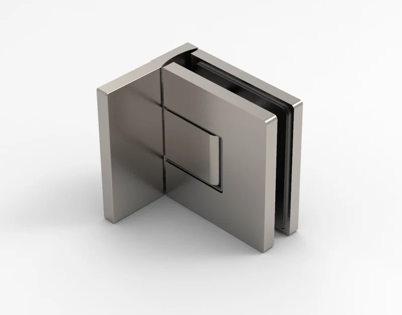 Nobiallo Pendeltürband 90° Glas-Wand Hebe-Senk – 50 kg, 8/10 mm ESG, Art.Nr. NOB044