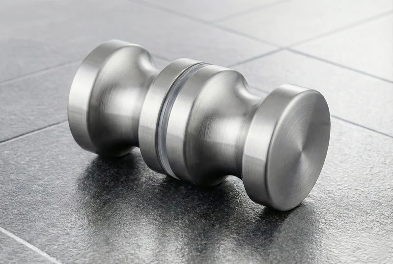 Dusch-Türknopf – Aluminium Ø 30 mm, 6–12 mm Glas, Art.Nr. EUSDK2
