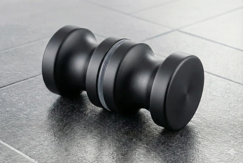 Dusch-Türknopf – Aluminium Ø 30 mm, 6–12 mm Glas, Art.Nr. EUSDK2
