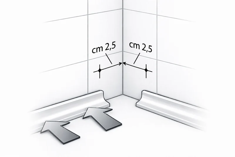 Fugenabdeckprofil – PVC weiß, Duschwanne zur Wand, Art.Nr. BP/25