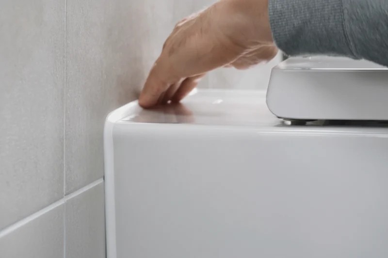 ee·zee Fertigfuge – Silikonfuge ohne Werkzeug für WC, Bidet, Waschtisch