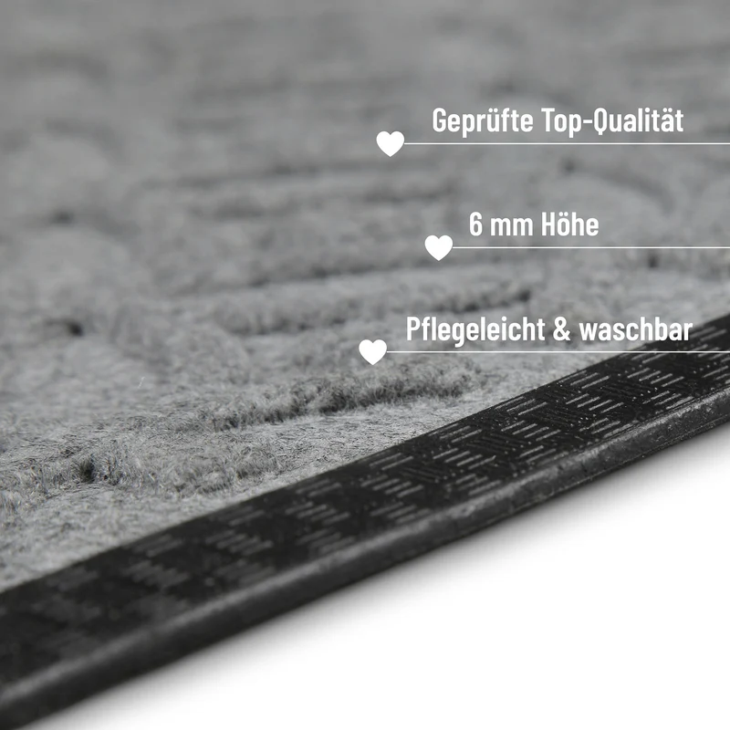 Fußmatte Hellgrau "Midnight Mosaic" WECONhome