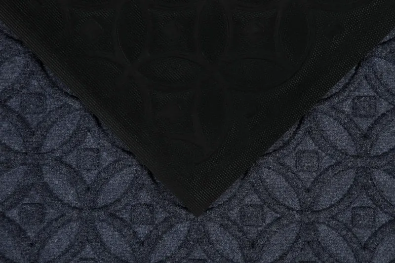 Fußmatte Grau Blau "Midnight Mosaic" WECONhome