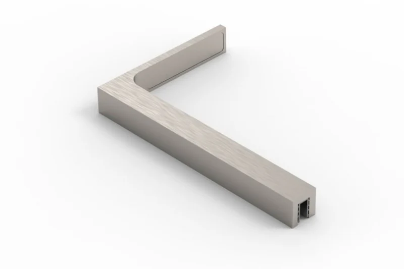 Stabilisierungswinkel 90° – 220 mm freistehend, ohne Glasbohrung, Art.Nr. SAB220