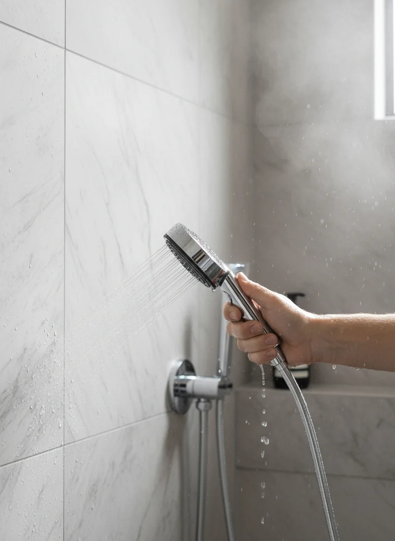 Hansgrohe Pulsify 105 3jet Handbrause – Relaxation oder Activation – Ø 100 mm, Chrom