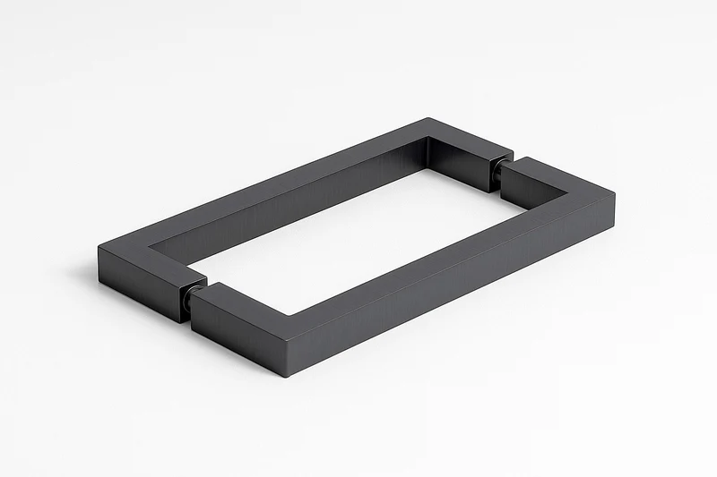 Stangengriff eckig 19×19 mm, 203 mm Lochabstand, 11 Oberflächen, Art.Nr. BELSQ8X8