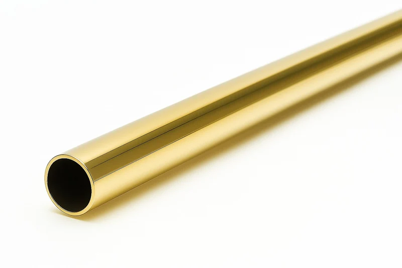 Stabistangen-Rohr – Messing massiv Ø 19 mm, 3 Längen, kürzbar, Art.Nr. S1/S2/S80