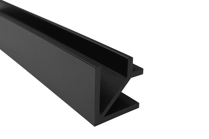 Aluminium-Eckprofil 90° – für 8 mm Glas, 19×19 mm, 240 cm, Art.Nr. SDCP38