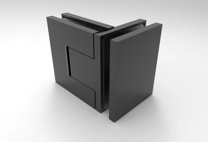 Bellagio Pendeltürband 90° Glas-Glas – 50 kg, 8/10 mm ESG, 11 Oberflächen, Art.Nr. BEL392