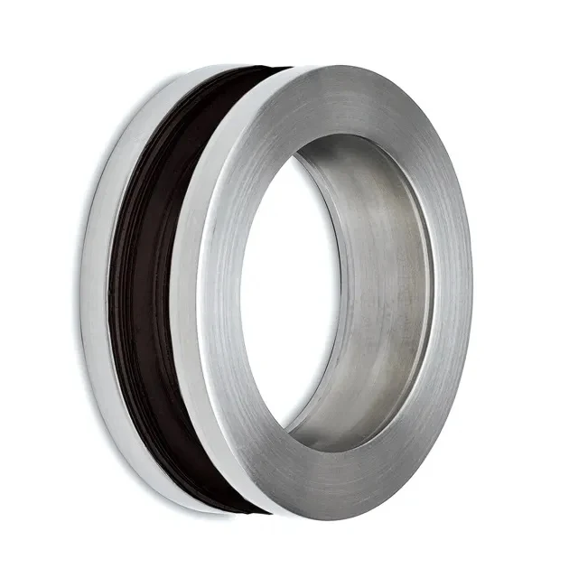 Griffmuschel – rund offen Ø 60/38 mm V2A verschraubt, 8–12 mm Glas, Art.Nr. 4102