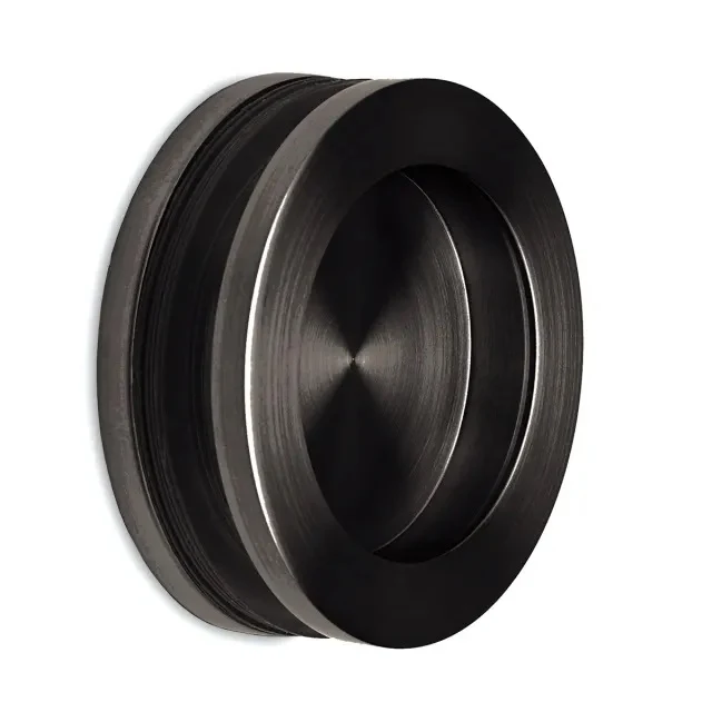Griffmuschel – rund Ø 60/38 mm V2A verschraubt, 8–12 mm Glas, Art.Nr. 4101