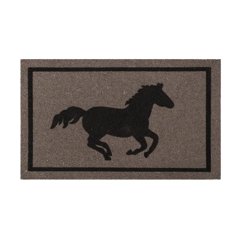 Fußmatte aus Kokosfaser Grau Schwarz "Champion" WECONhome