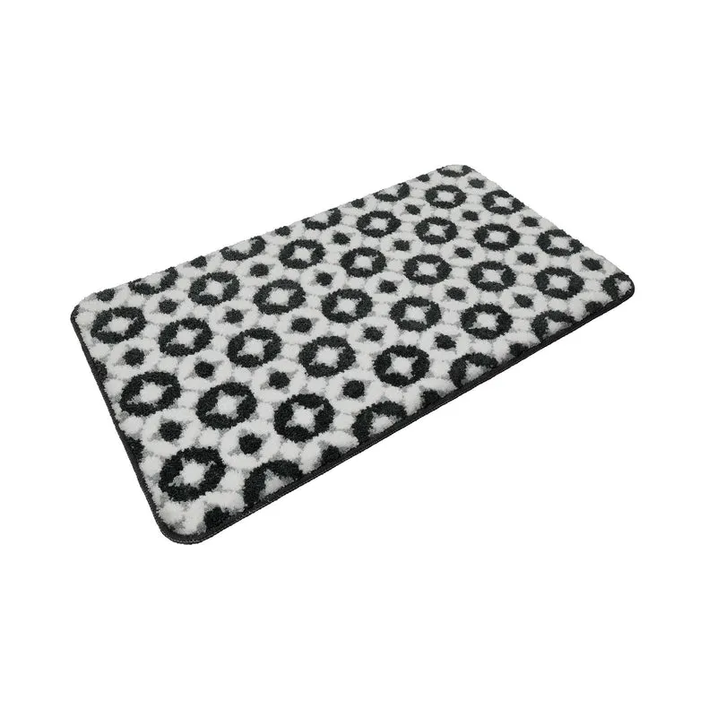Badteppich Weiß Grau "J&J" WECONhome Basics