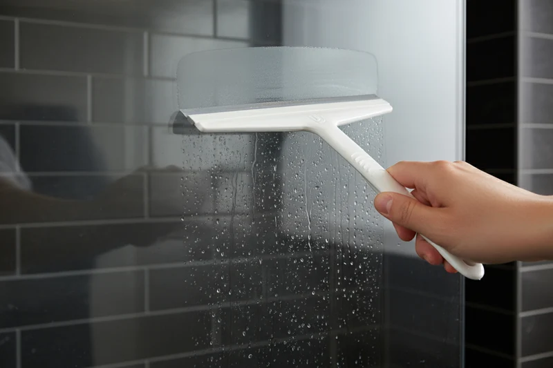 Duschabzieher Riva – weiche Abziehlippe für streifenfreies Glas, Made in Germany