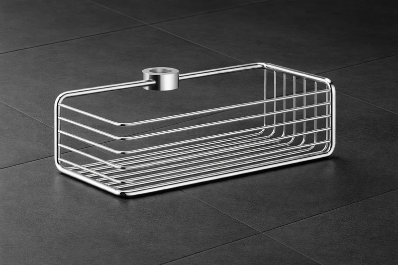 Smedbo Sideline Gitterkorb – für Brausestange Ø 18–25 mm Chrom, Art.Nr. DK1106