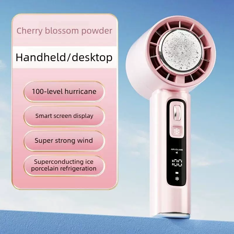 Unisex en størrelse bærbar personlig thermoelektrisk mini luftkjøler vifte med smart skjerm og justerbar vind Luvikno
