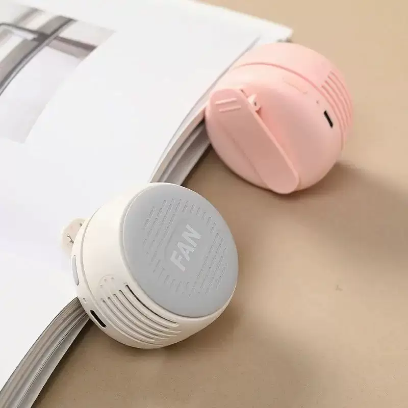 Unisex en størrelse kompakt bærbar personlig kjøleventilator med USB oppladbart batteri og justerbare lameller Luvikno