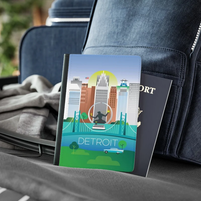 DETROIT PASSPORT COVER