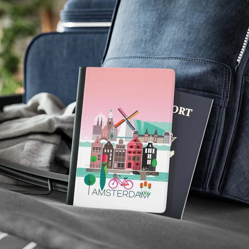 AMSTERDAM PASSPORT COVER
